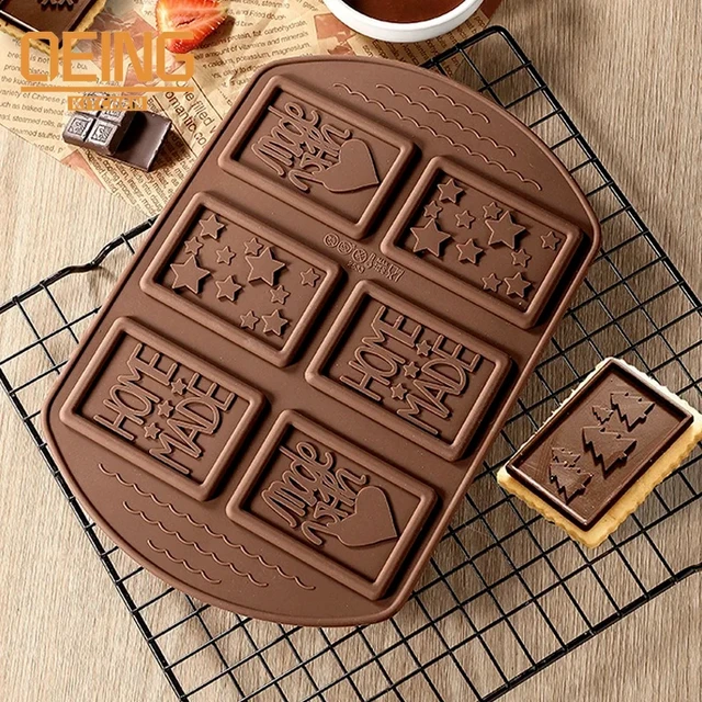 Chocolate Mold Silicone Pastry, Chocolate Silicone Biscuit